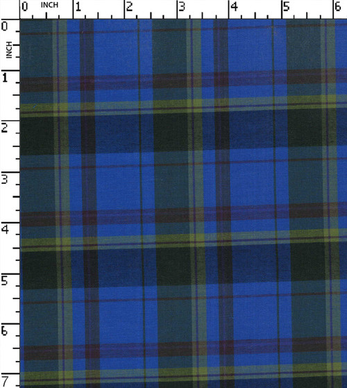 Cotton Polyester Yarn Dyed Plain Big Check