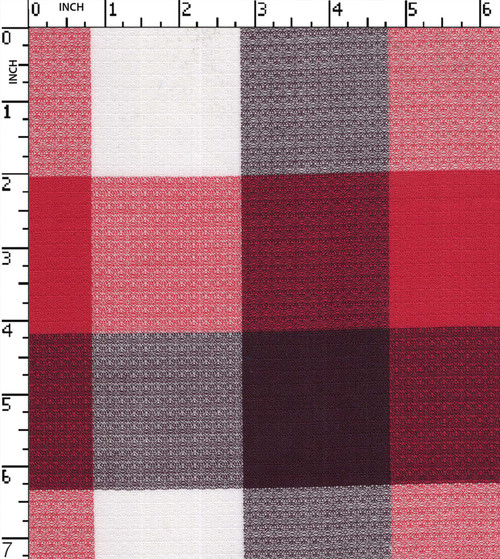 100% Cotton Yarn Dyed Dobby Big Check