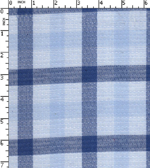 100% Cotton Yarn Dyed Dobby Big Check
