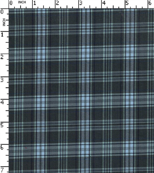 Cotton Polyester Lycra Yarn Dyed Twill Small Check