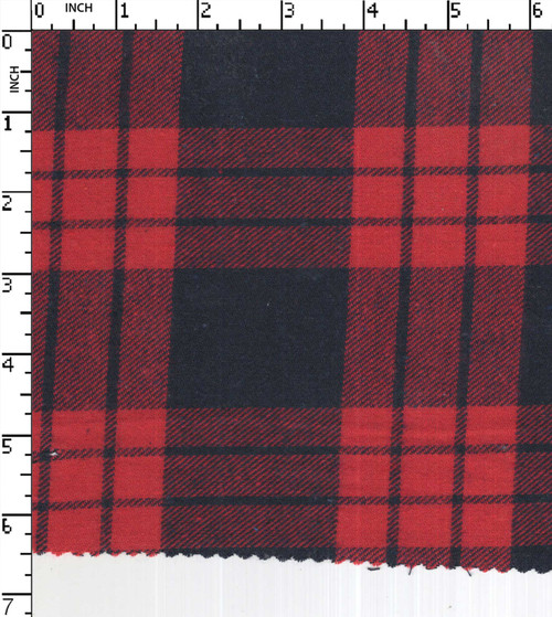 Cotton Polyester Yarn Dyed Twill Big Check