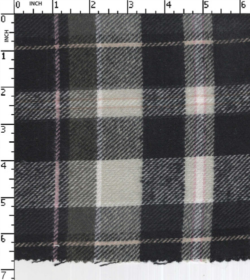 Cotton Polyester Yarn Dyed Twill Big Check