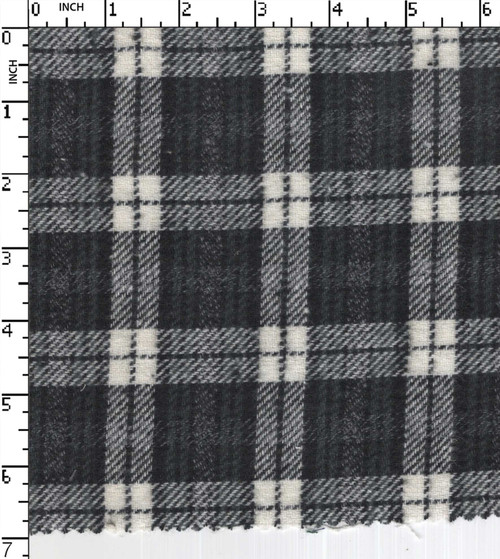 Cotton Polyester Yarn Dyed Twill Medium Check