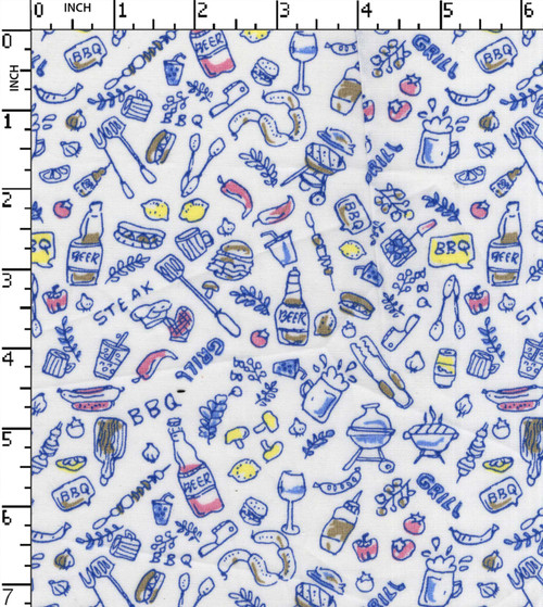 Cotton Lycra Printed Plain Abstract