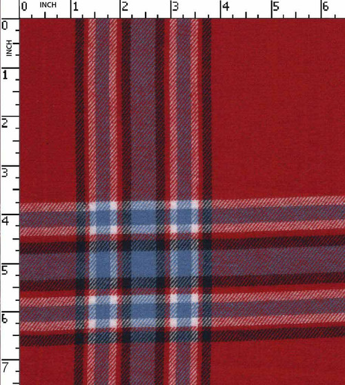 100% Cotton Yarn Dyed Twill Big Check Red/Blue/Black/White   Gsm-127 Jec-Je15569-Ga