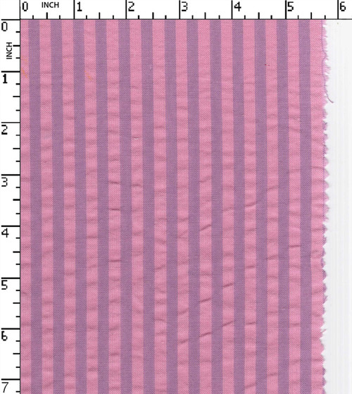 100% Cotton Yarn Dyed Seersucker 5Mm Stripe