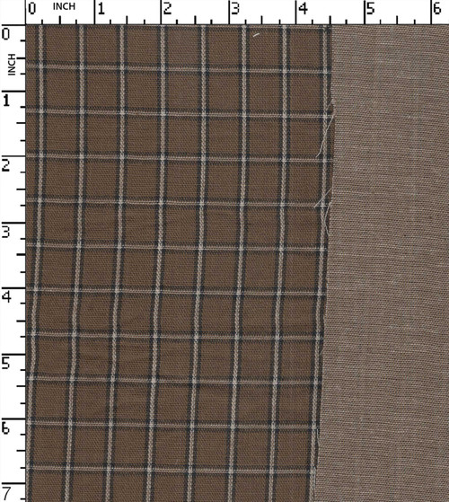 100% Cotton Yarn Dyed Plain Small Check