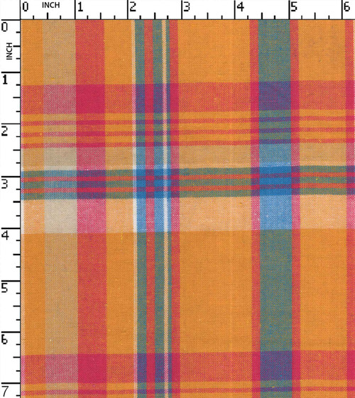 Cotton Polyester Yarn Dyed Plain Big Check