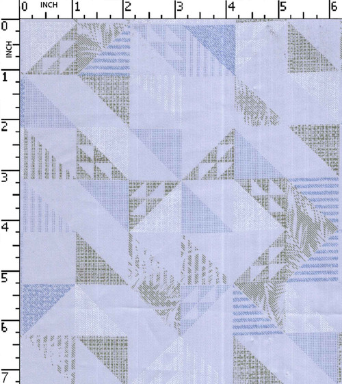 100% Cotton Printed Satin Abstract