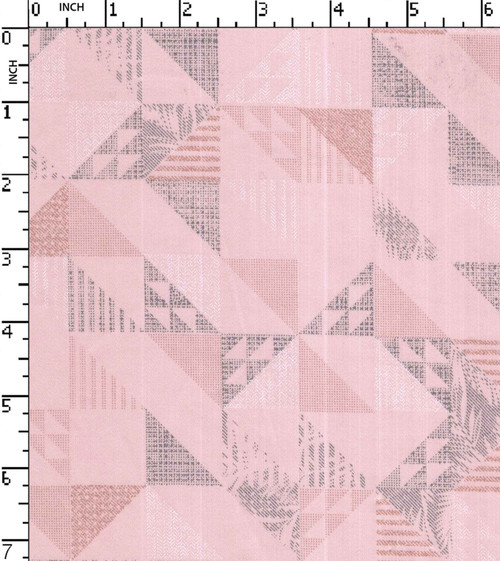 100% Cotton Printed Satin Abstract