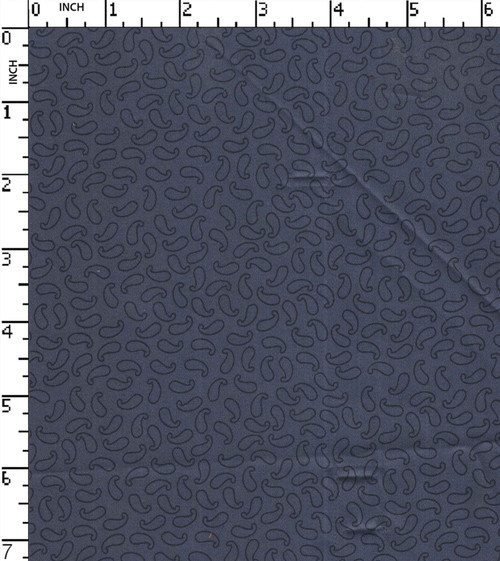 100% Cotton Printed Satin Small Paisley