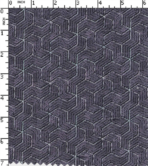 100% Cotton Printed Satin Abstract