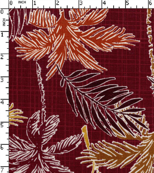 100% Cotton Printed Plain Palm Tree