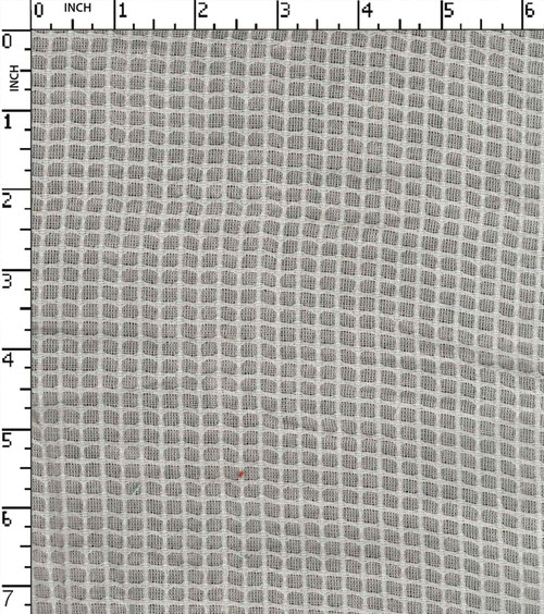Cotton Polyester Greige Dobby Square With Net Effect