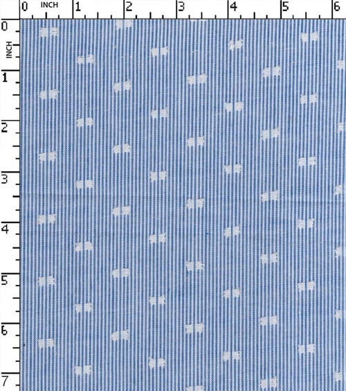 100% Cotton Yarn Dyed Dobby Cut Butta With Stripe