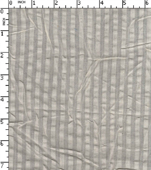 100% Cotton Greige Seersucker 3Mm Stripe