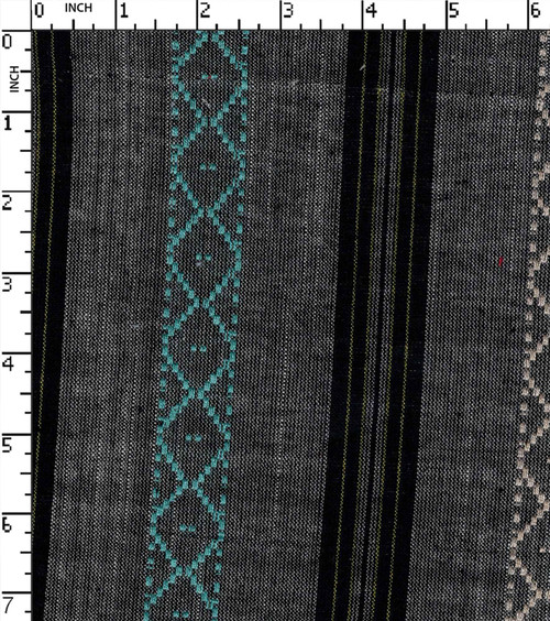 100% Cotton Yarn Dyed Dobby Flower With Stripe Chambray
