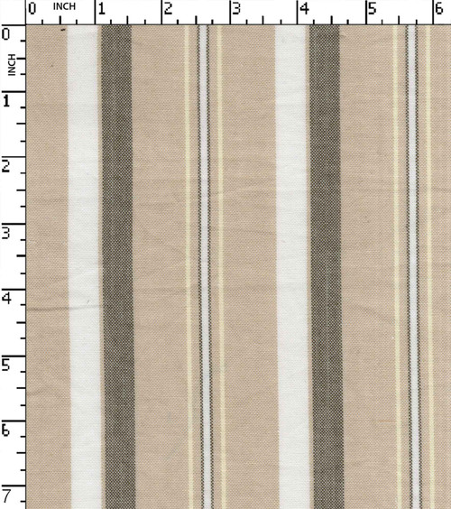 100% Cotton Yarn Dyed Oxford Uneven Stripe