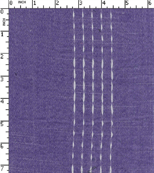 Cotton Lurex Yarn Dyed Dobby Thin Thick Stripe