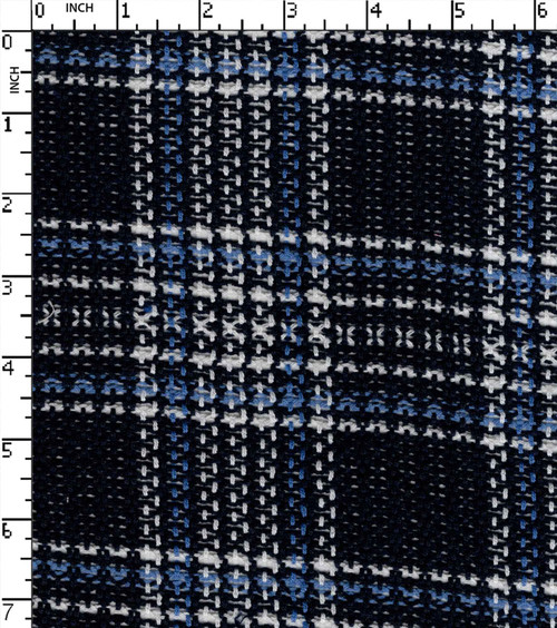 Cotton Polyester Yarn Dyed Jacquard Big Check