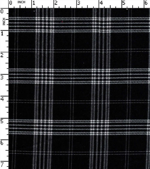 Cotton Polyester Yarn Dyed Twill Big Check