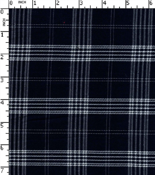 Cotton Polyester Yarn Dyed Twill Big Check