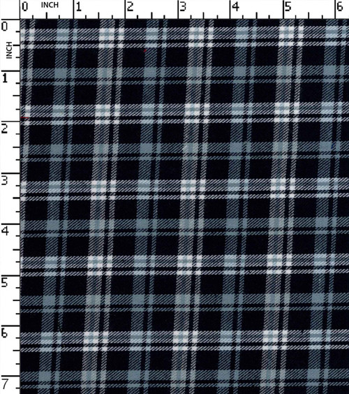 Cotton Polyester Yarn Dyed Twill Medium Check