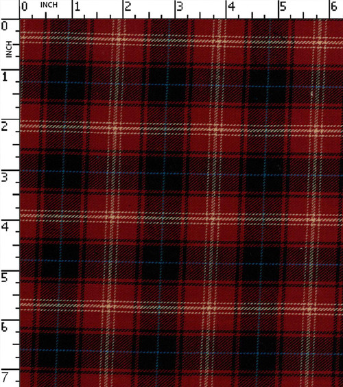 Cotton Polyester Yarn Dyed Twill Big Check