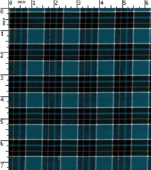 Cotton Polyester Yarn Dyed Twill Medium Check