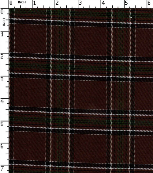 Cotton Polyester Yarn Dyed Twill Big Check