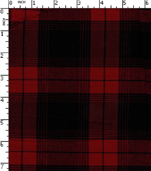 Cotton Polyester Yarn Dyed Twill Big Check
