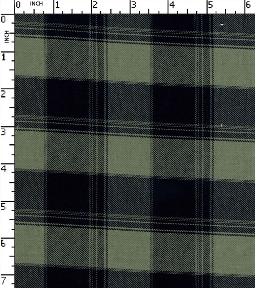 Cotton Polyester Yarn Dyed Twill Big Check