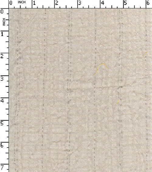 Cotton Polyester Lurex Yarn Dyed Double Cloth Lurex Stripe With Bubble Effect