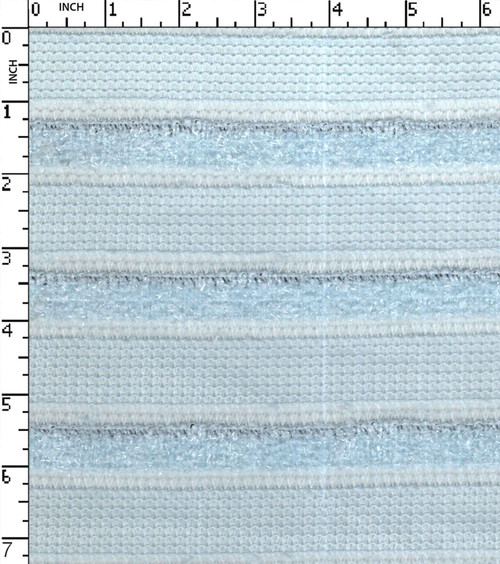 Polyester Lurex Solid Dyed Lace Thin Thick Stripe