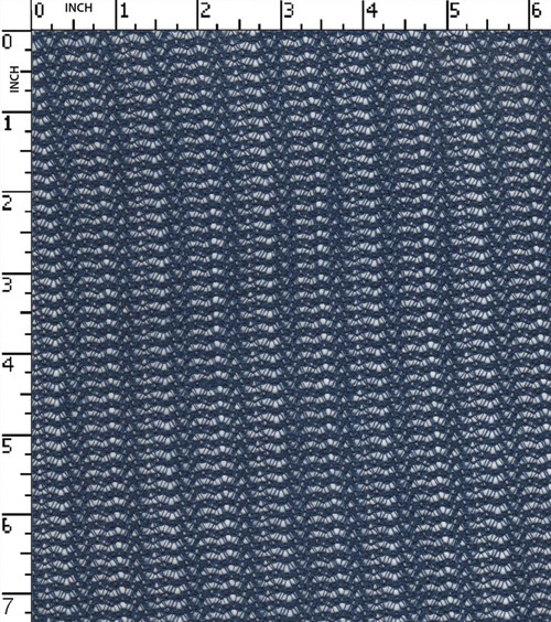 100% Polyester Solid Dyed Lace Uneven Stripe