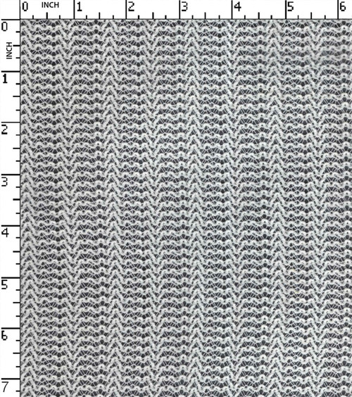 100% Polyester Bleached Lace Uneven Stripe