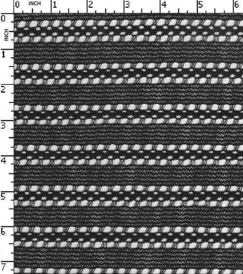 100% Polyester Solid Dyed Lace Thin Thick Stripe
