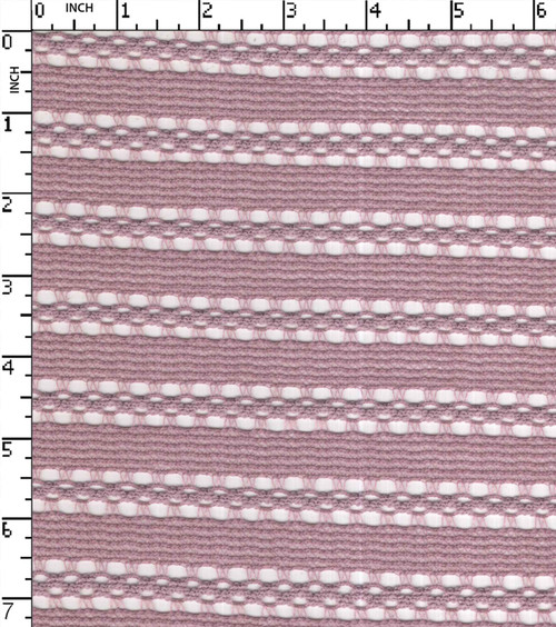 100% Polyester Yarn Dyed Lace Thin Thick Stripe