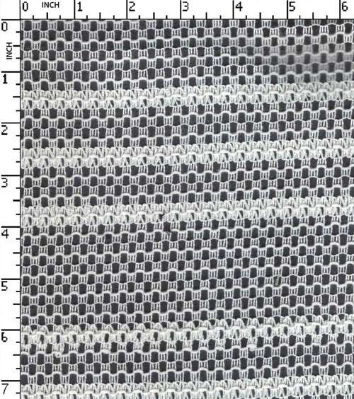 100% Polyester Bleached Lace Bricks With Uneven Stripe