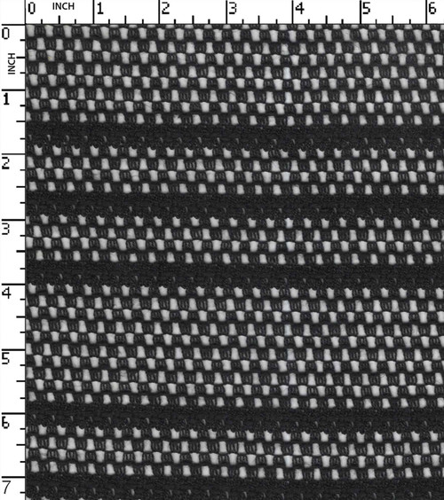 100% Polyester Solid Dyed Lace Bricks With Uneven Stripe