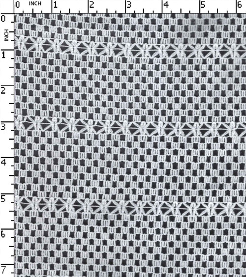 100% Polyester Rfd Lace Thin Thick Stripe