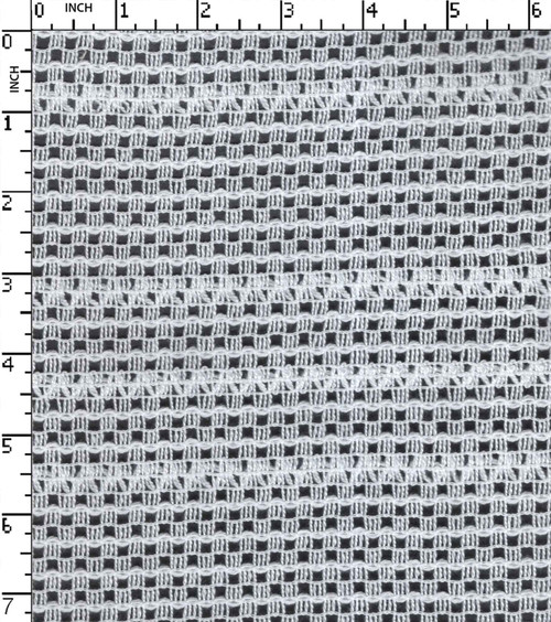 100% Polyester Rfd Lace Bricks With Stripe