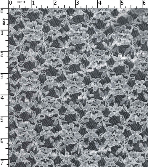 100% Polyester Rfd Lace Floral