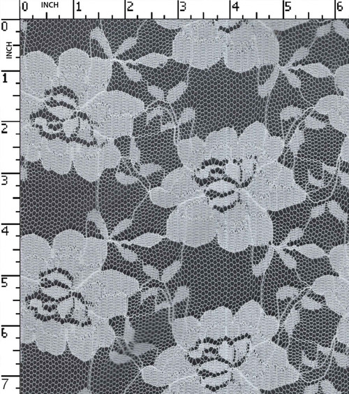 100% Polyester Rfd Lace Floral
