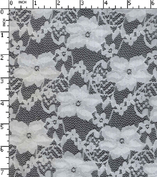 100% Polyester Rfd Lace Floral