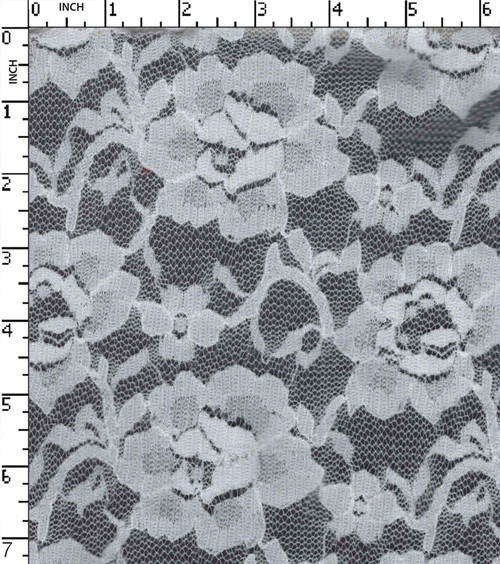 100% Polyester Rfd Lace Floral