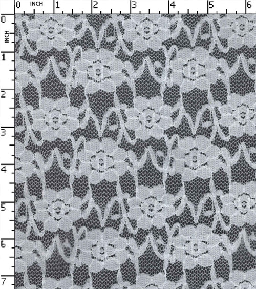 100% Polyester Rfd Lace Floral