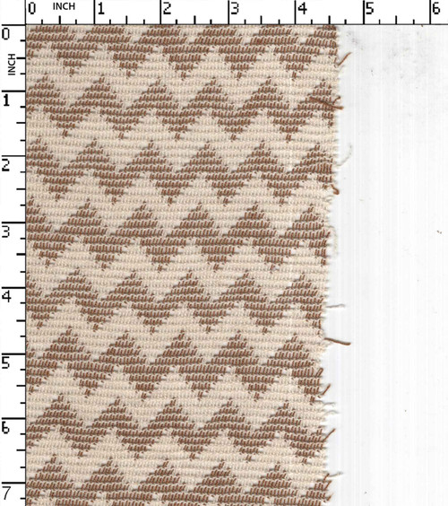 Cotton Polyester Yarn Dyed  Lace Zig Zag