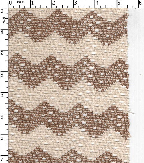 Cotton Polyester Yarn Dyed  Lace Zig Zag