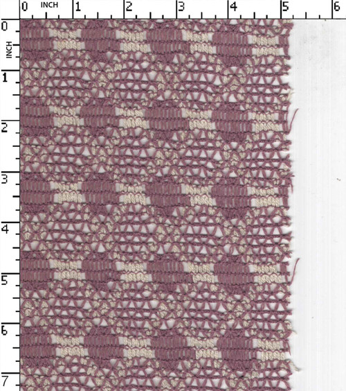 Cotton Polyester Yarn Dyed Lace Diamond